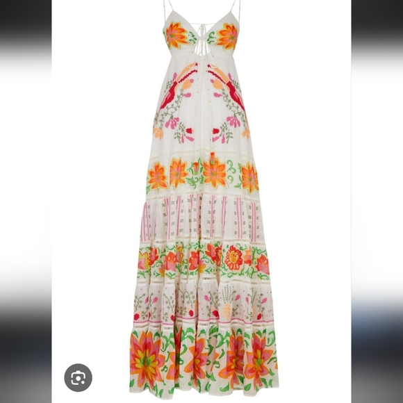 Farm Rio Neon Floral Maxidress - Picture 2 of 5